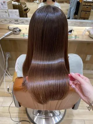 ミディアム カラー シャドールーツ美容師 篠原康太のヘアスタイル