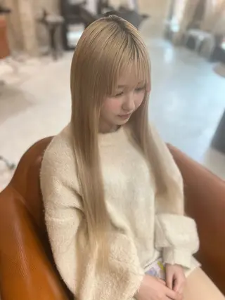 ロング Wakita Masakiのヘアスタイル