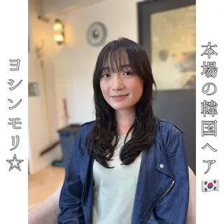 ロング 本場の韓国ヘア 🇰🇷チ・ヨンジュのヘアスタイル