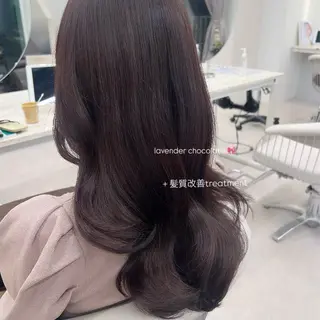 ロング カラー 美髪矯正/髪質改善/ 艶髪🤍伊藤梨紗のヘアスタイル