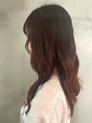 ロング カラー ユウナ🎀レイヤー/ 暖色カラーのヘアスタイル