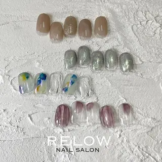 ネイル anyora nail salon所属・大人ワンホン キラキラ/Ayanoのネイルデザイン