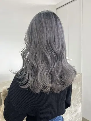 ミディアム カラー Nought etre 西金沢のヘアスタイル