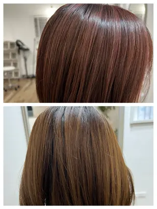 カラー 似合わせ／ショート 菊田のヘアスタイル