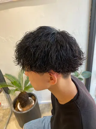 パーマ メンズ 🌴パーマオタク🌴 長谷川　諒佑🌈のヘアスタイル