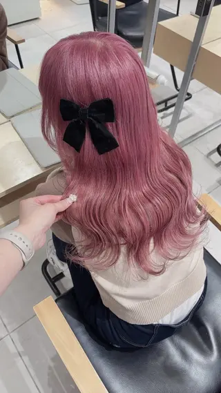 ロング ゆるふわ透明感カラー 🎀ほの/表参道のヘアスタイル