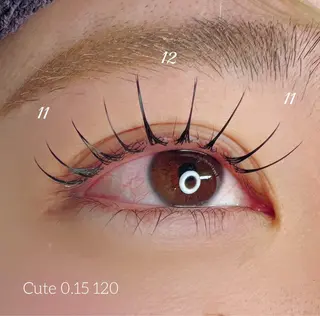 マツエク・マツパ Lumity川越 齋藤のマツエク・マツパデザイン