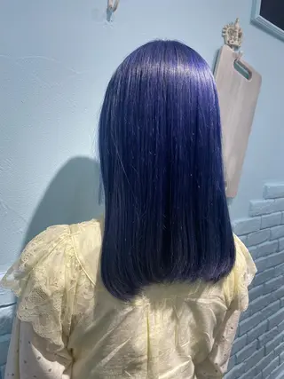 ロング カラー ヘアアレンジ 韓国レイヤーカット/ 儚げカラーチナツのヘアスタイル