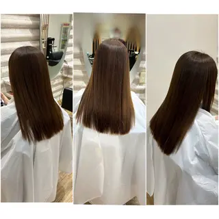 ロング カラー 『艶髪』で印象が激変 ！髪質改善専門KONのヘアスタイル
