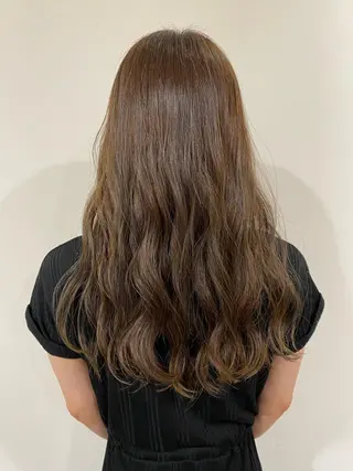 セミロング カラー ヘアアレンジ キッズ ネイル マツエク・マツパ アイブロウ merc.🌿✨ いとうりかのヘアスタイル