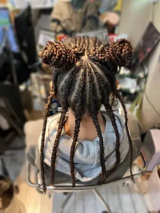 ロング ヘアアレンジ scamp ★のヘアスタイル