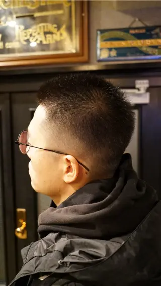 ショート メンズ DAU BARBER SHOP所属・メンズショート/ 木下拓海のヘアスタイル