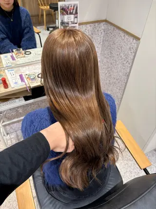 ロング カラー 暖色カラー/ パリジェンヌ💟みくのヘアスタイル