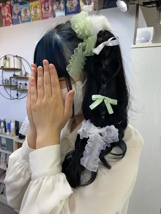 ロング ヘアアレンジ laf所属・オノ アカネのヘアスタイル