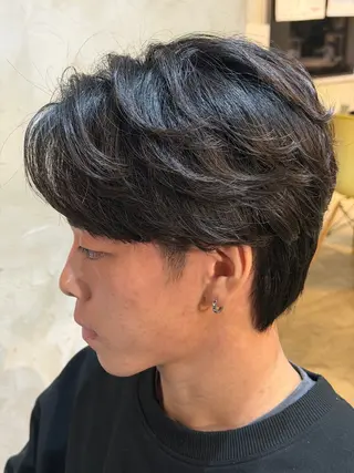 ミディアム メンズカットパーマ /岐阜/yudaiのヘアスタイル