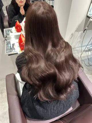 ロング カラー 髪質改善/レイヤー ダブルカラー塚本耀のヘアスタイル