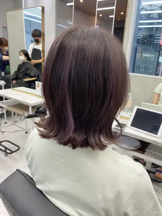 ミディアム 🌈艶髪人気№１🌈 newi池袋店⭐江口のヘアスタイル