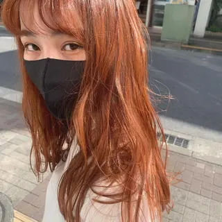 セミロング 韓国ヘア🦋 MIYUのヘアスタイル