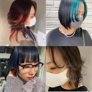 カラー デザインカラー/パー マ🦖外岡咲希🦖のヘアスタイル