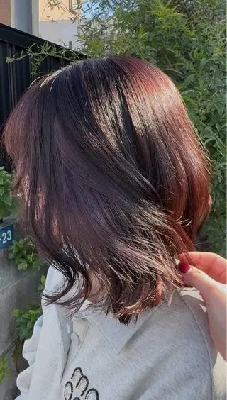 ミディアム SET-UP中庄店所属・set-up 中庄 hikariのヘアスタイル