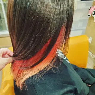 ミディアム カラー spa hair  ark 富井直美のヘアスタイル