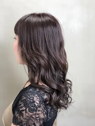セミロング カラー eclair.髪質改善&トリートメント所属・【艶髪、透明感】西村 有司のヘアスタイル