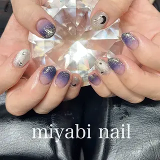 ネイル miyabi nail 桂川駅近くのネイルデザイン