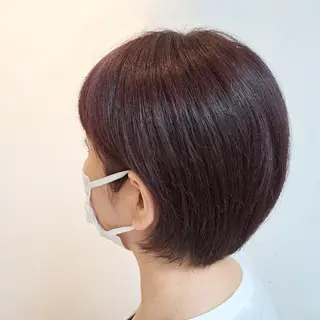 ショート カラー 💜𝑳𝑼𝑵𝑨 🌻母良田愛美🌻のヘアスタイル