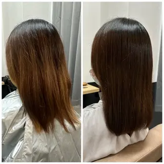 ミディアム TELAHAIR成田 マネージャー吉野美羽のヘアスタイル