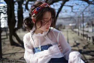 ミディアム カラー ヘアアレンジ botan所属・botan KOZUEのヘアスタイル