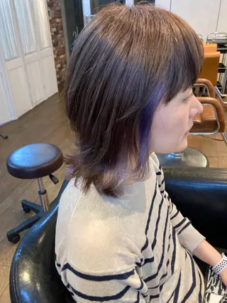 ミディアム カラー corona hairdesign KAZUE MAEDA所属・マエダ　カズエ🫶 coronahairのヘアスタイル