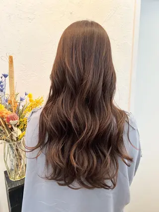 ロング カラー 新宿/髪質改善 艶カラー👶Renaのヘアスタイル