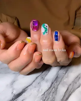 ネイル ﾈｲﾙﾙｰﾑﾘｯｶ 𝐦𝐚𝐲𝐮のネイルデザイン