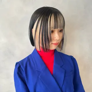 カラー デザインカラー/パー マ🦖外岡咲希🦖のヘアスタイル