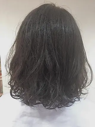 ミディアム カラー パーマ 可愛いを作る神 ナオヒロのヘアスタイル