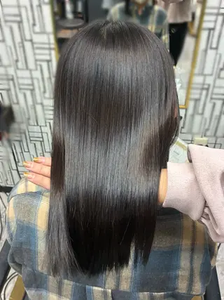 セミロング 北村 理奈のヘアスタイル