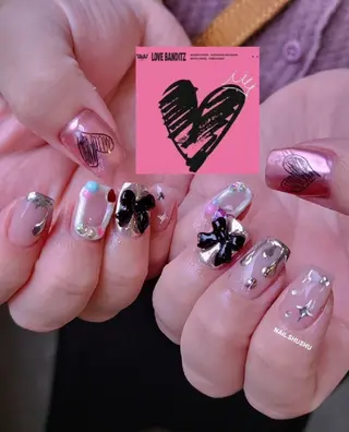 ネイル 3dパーツ/流行り 👧shushu❤️のネイルデザイン