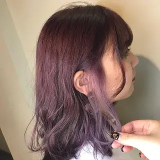 ミディアム 中田 サヤカのヘアスタイル