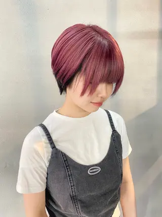 ショート カラー 柏 デザインカラー/ レイヤー🐣シオリのヘアスタイル