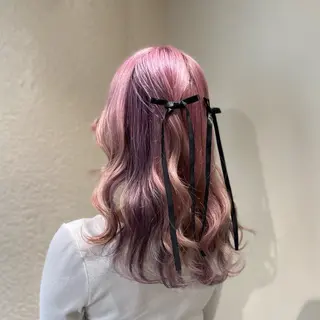 カラー ハイトーン✨艶髪💘 💘 AYANO💘のヘアスタイル