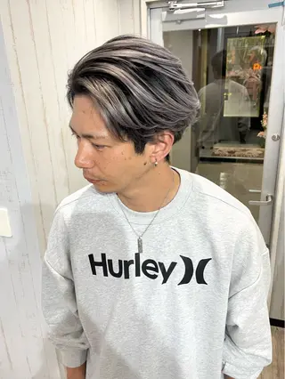 ショート カラー メンズ 深夜帯！説明文必読 Oahu iwataのヘアスタイル