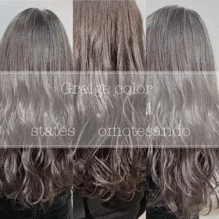 セミロング カラー 新宿/韓国風レイヤー 髪質改善/渋谷直樹のヘアスタイル