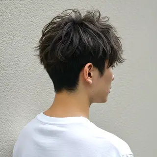 ショート カラー パーマ メンズ 🎸メンズ/パーマ/ ショート🎸工藤達哉のヘアスタイル