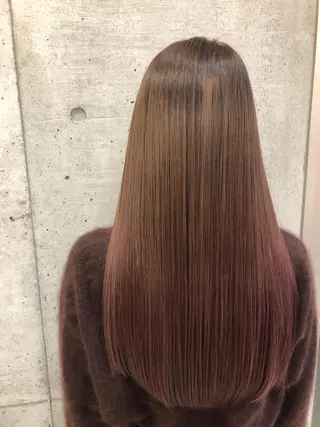 ロング カラー 大栗 佑也  髪質改善のヘアスタイル