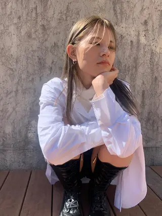 カラー MARU レイヤー/パーマのヘアスタイル