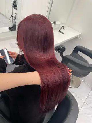 ロング カラー ヘアアレンジ 💗横浜美容室 💗HARUNAのヘアスタイル