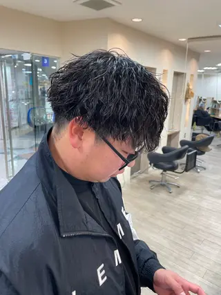 パーマ メンズ 🌱メンズ特化🌱 ニュアンス/リョウガのヘアスタイル