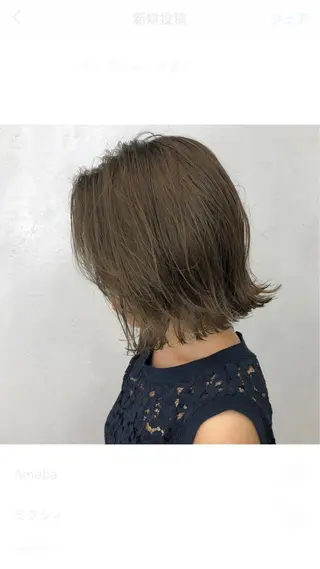 ショート カラー ボブ/salut町田 🧡kanaのヘアスタイル