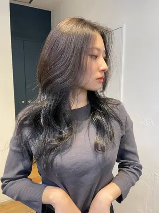 カラー YURiA レイヤー🫧のヘアスタイル