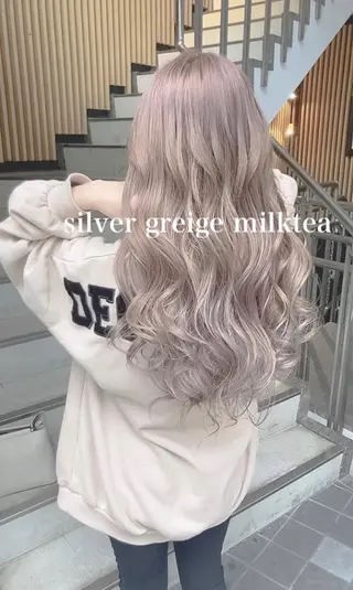 ロング カラー Selenehair 三条本店のヘアスタイル